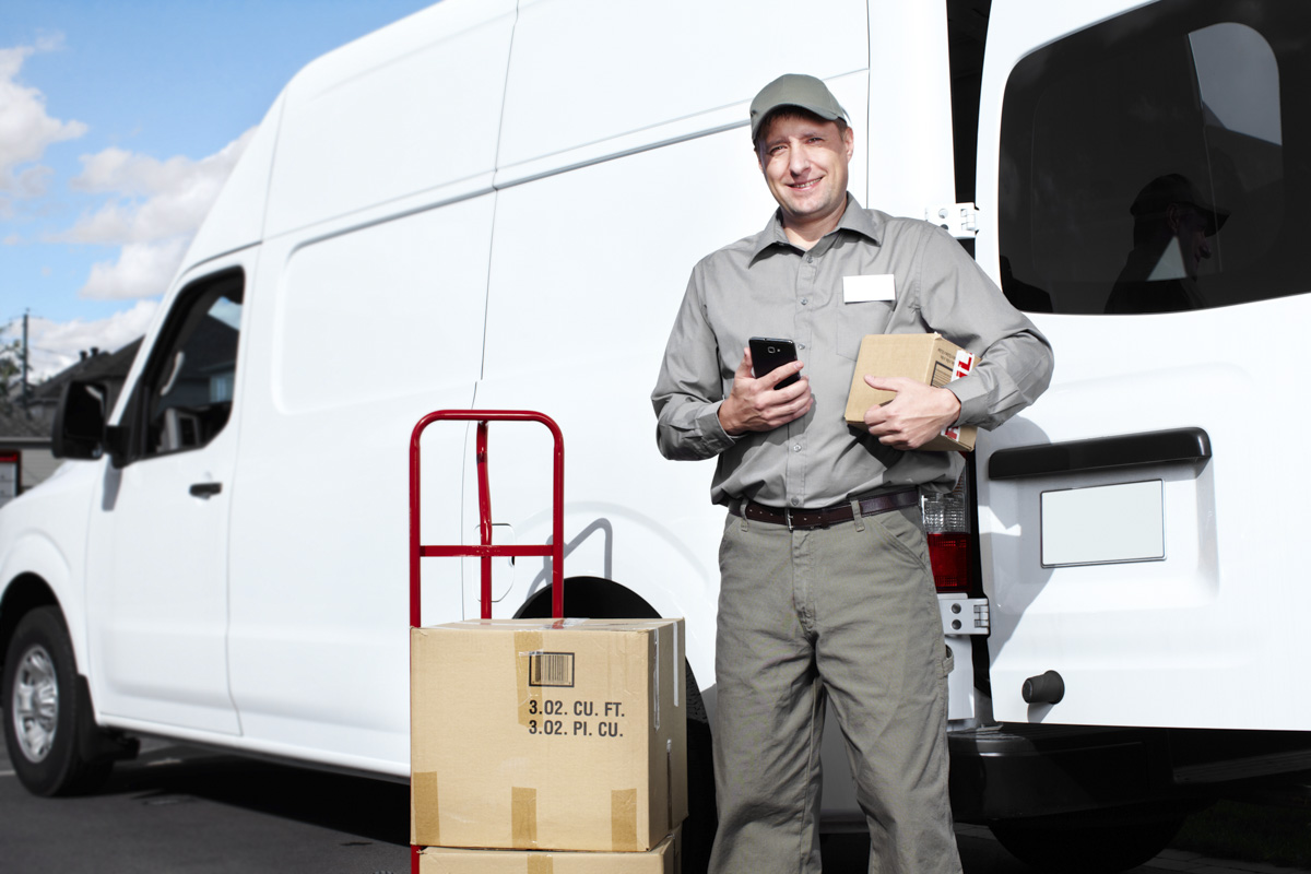 Uniformed Delivery Man | Best Courier | Columbus Oh