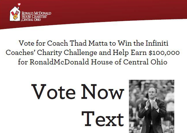 Ronald McDonald House Vote Flyer | Best Courier | Columbus Ohio